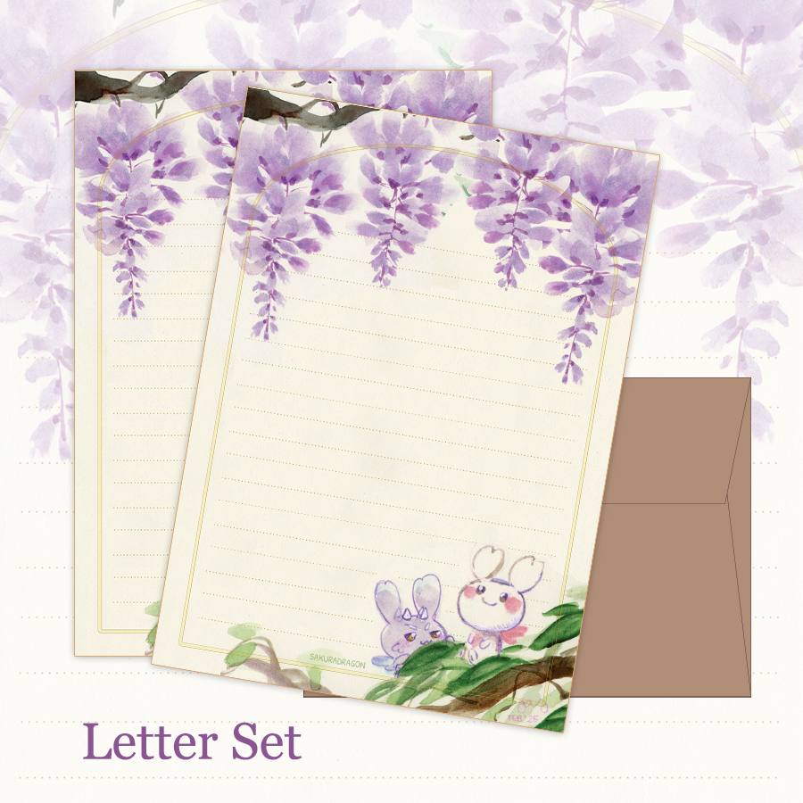 Wisteria Letter Set