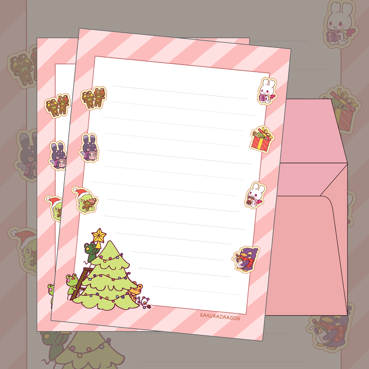 Christmas Party Letter Set