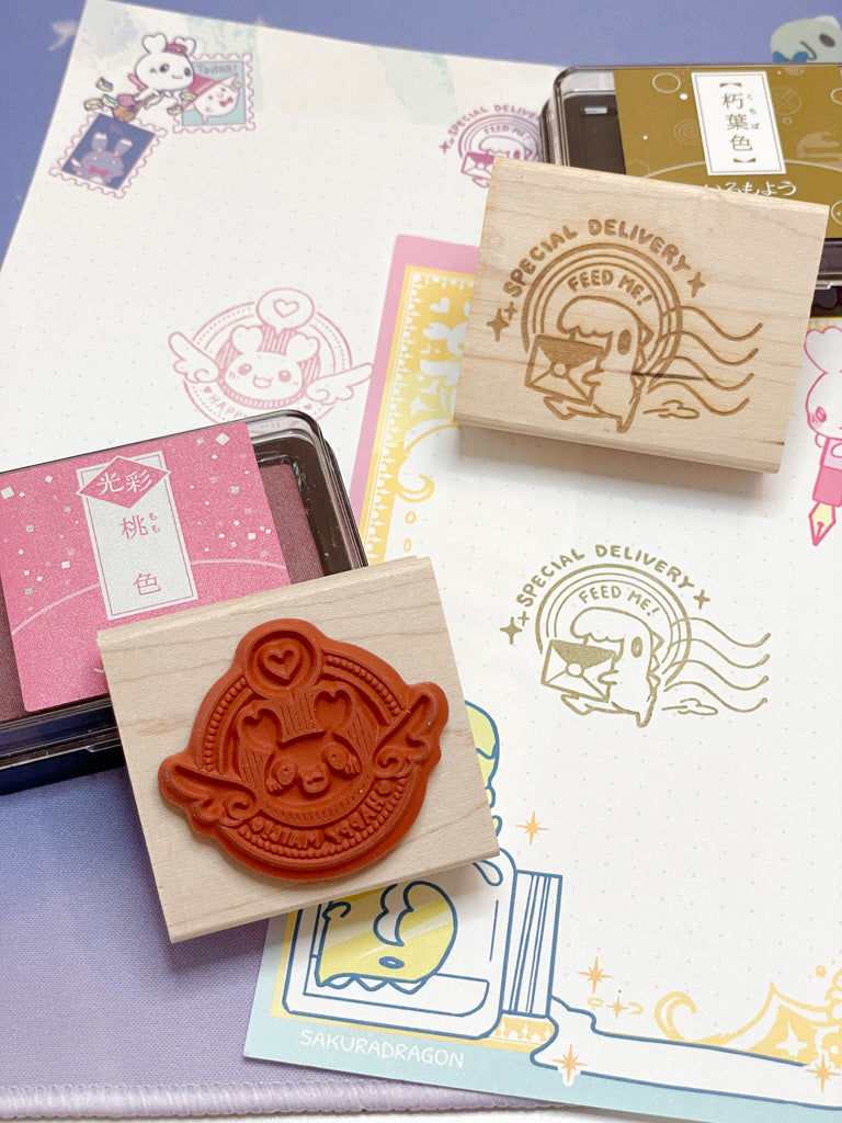 Penpal Love Wooden Stamp