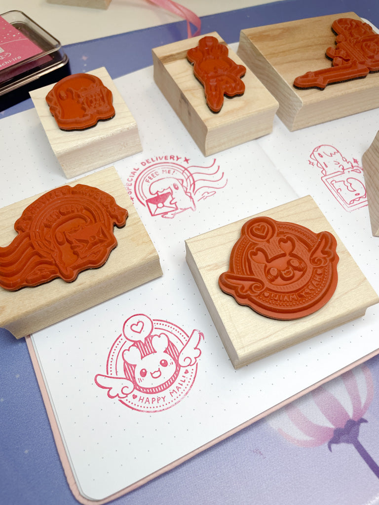 Penpal Love Wooden Stamp