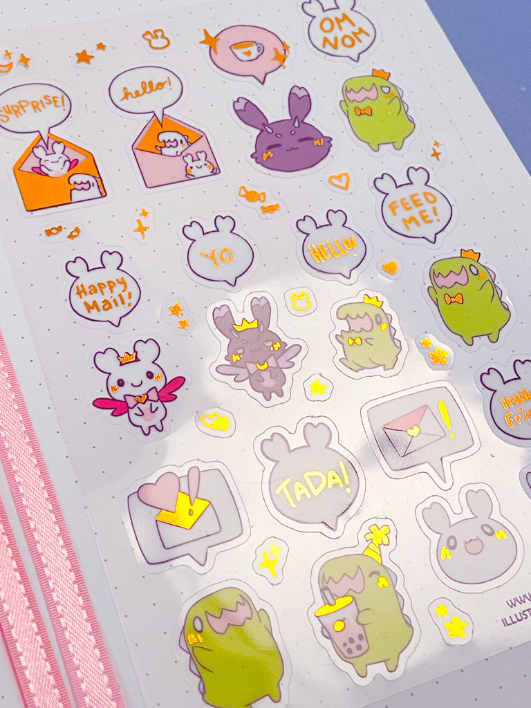 Emote Sticker Clear Sheet