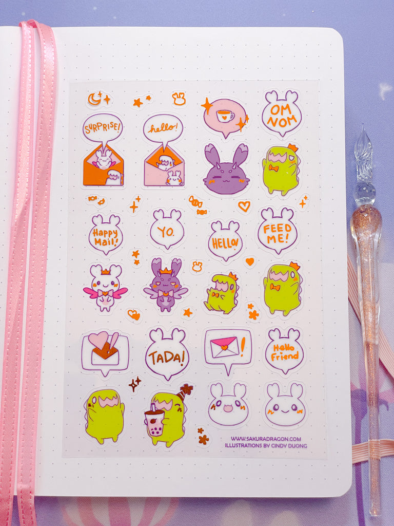 Emote Sticker Clear Sheet