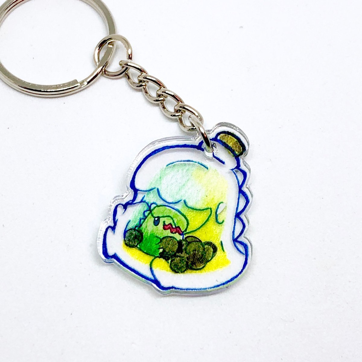 Bottled Feed Me Dino Keychain - Sakuradragon