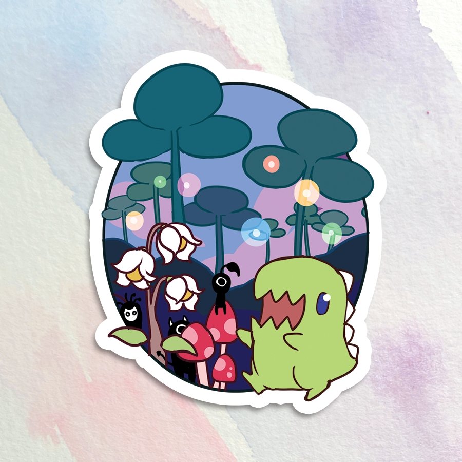 Clovershadow Forest Vinyl Sticker - Sakuradragon