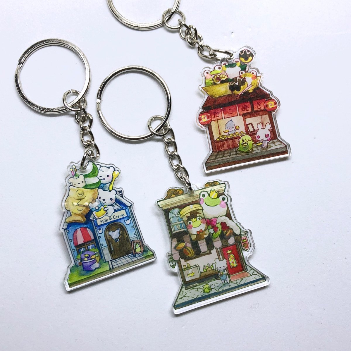 Coffee Shop Keychain - Sakuradragon