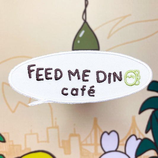 Feed Me Dino Cafe Patch - Sakuradragon