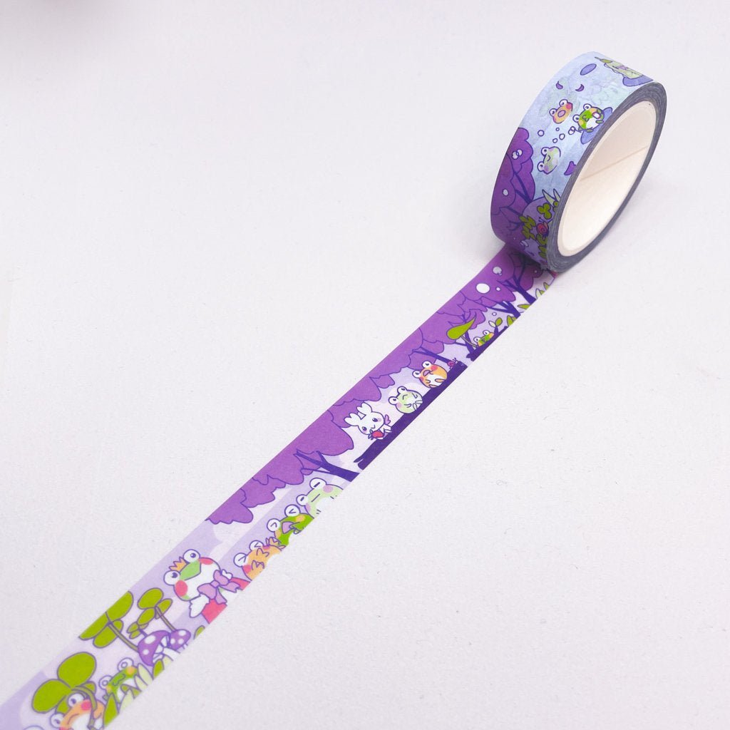 Frog's Wonderland Washi Tape Roll - Sakuradragon