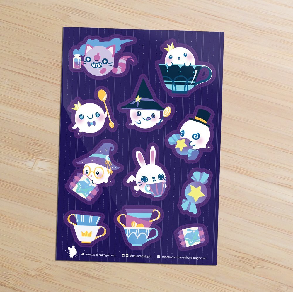 Ghostea Stickers - Sakuradragon