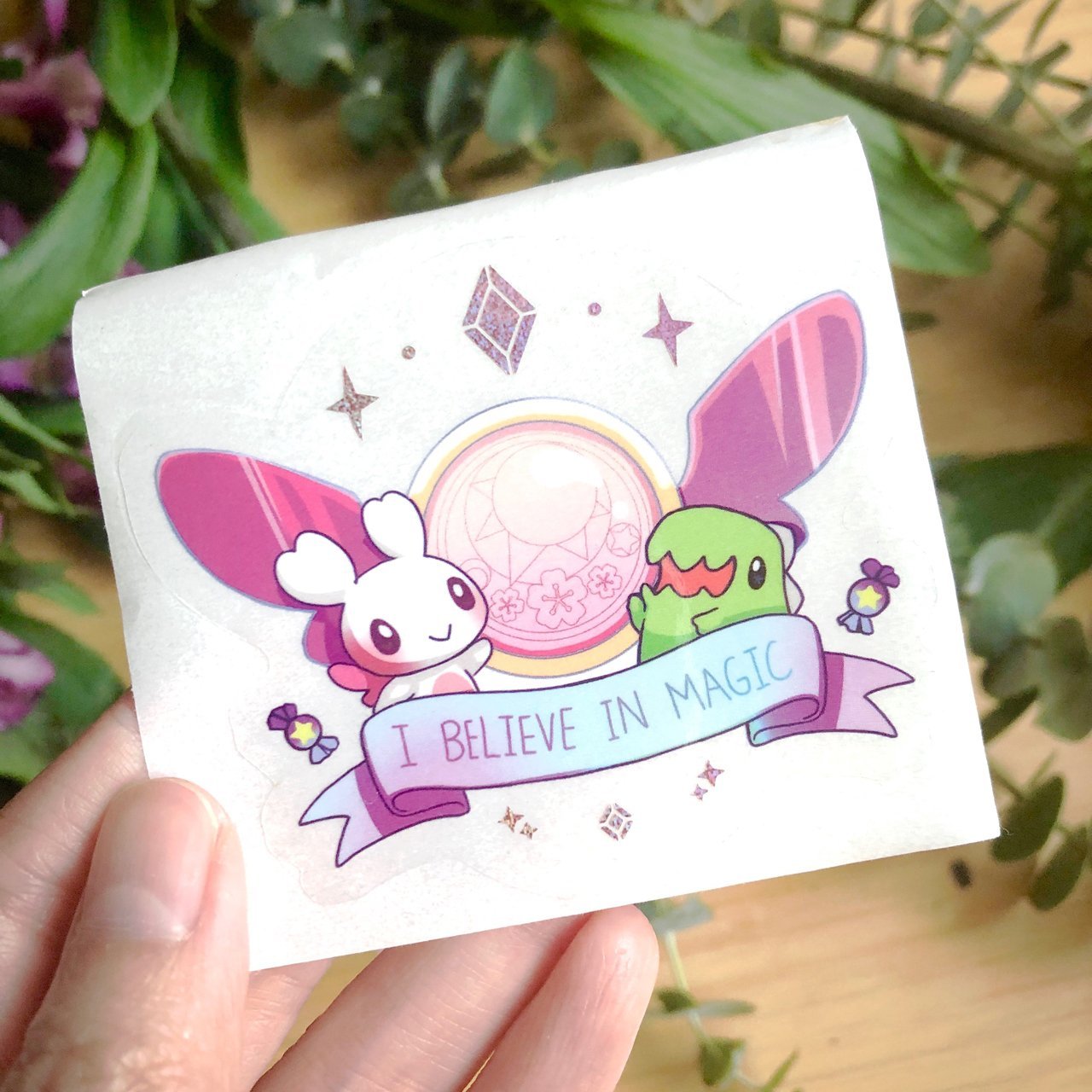 I Believe in Magic Transparent Sticker - Sakuradragon