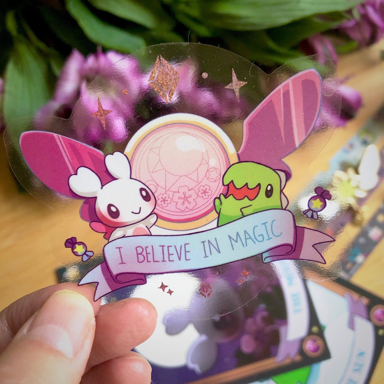 I Believe in Magic Transparent Sticker - Sakuradragon