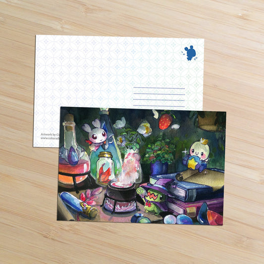 Magic Workshop Postcard - Sakuradragon