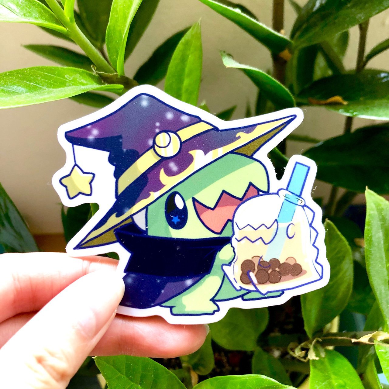 Magical Feed Me Dino Sticker - Sakuradragon