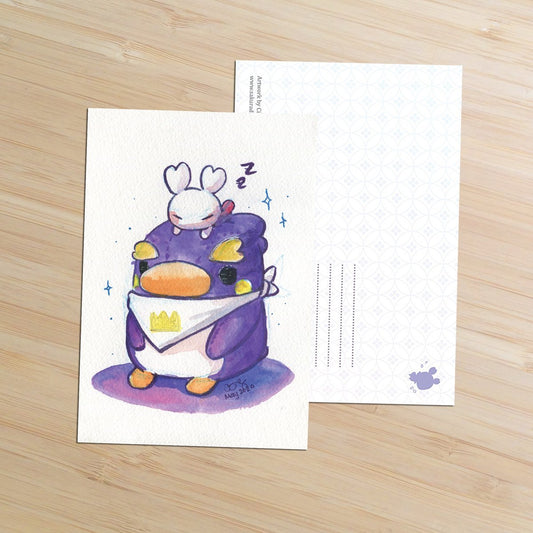 Pompy Plushie Postcard - Sakuradragon