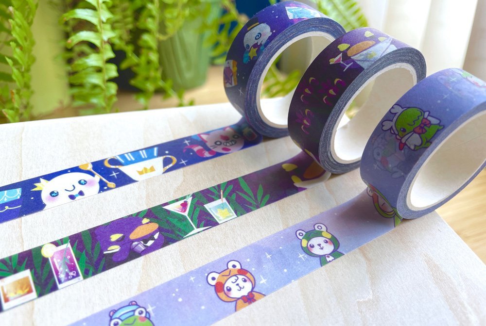 Pompy Washi Tape Roll - Sakuradragon