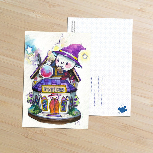 Potion Shop Postcard - Sakuradragon