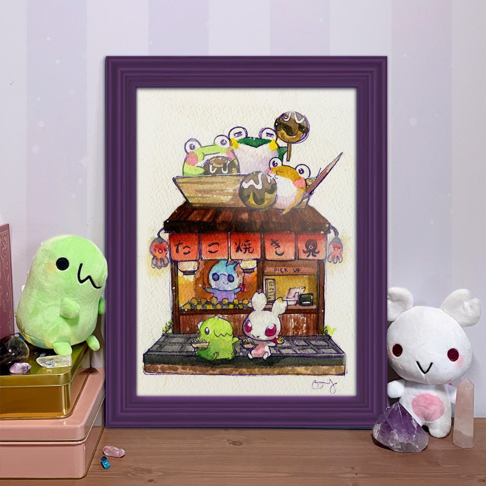 Takoyaki Shop Print - Sakuradragon