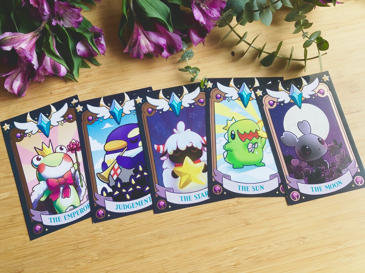 Tarot Cards Postcard Set - Sakuradragon