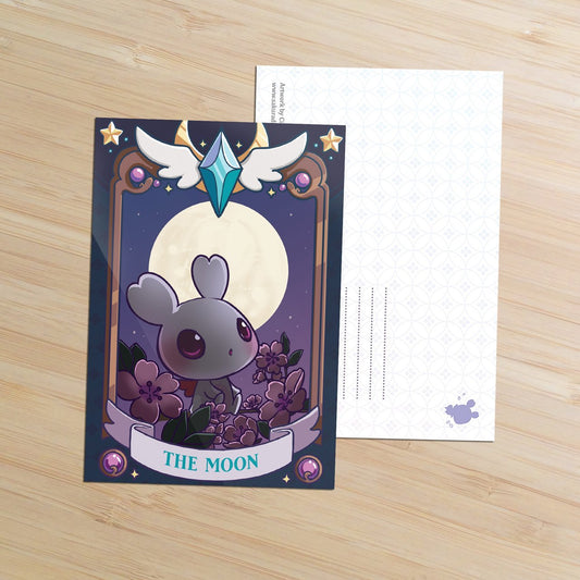 The Moon Tarot Postcard - Sakuradragon