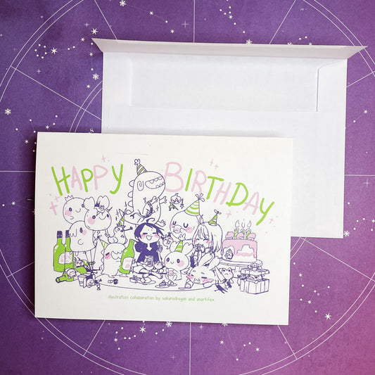 A Little Tipsy Birthday Card w/ Envelope
