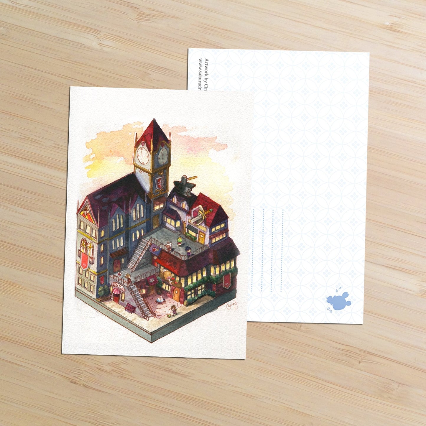 Townsquare Postcard - Sakuradragon