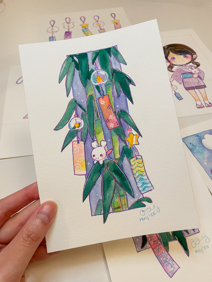 Wish Festival Decorations with Sakura Original