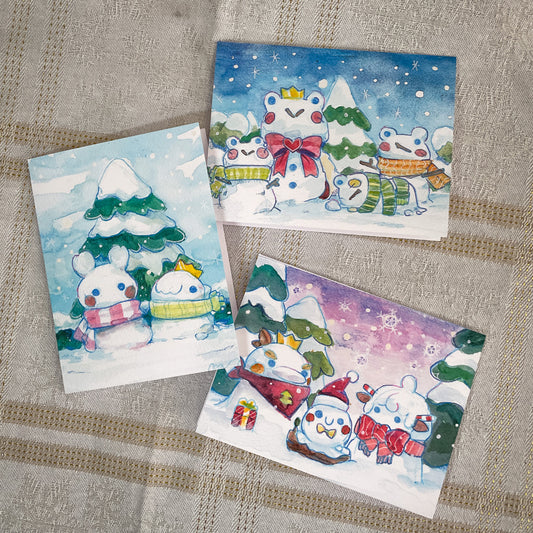 Snow Day Greeting Cards