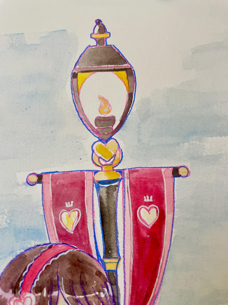 Feed Me Mailbox - Original Watercolor Painting