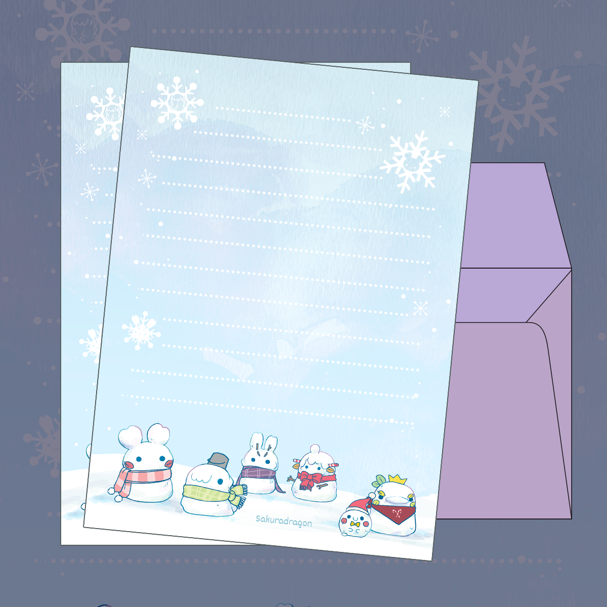 Snow Day Letter Set