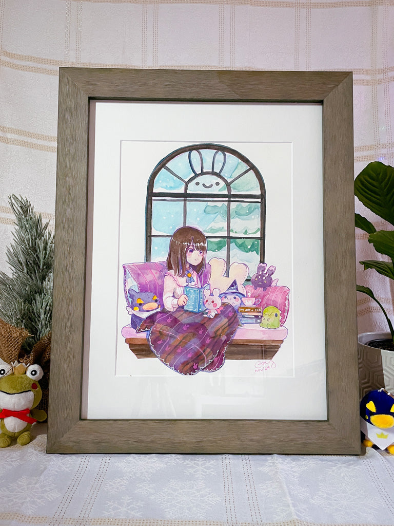 Reading Nook - Original Watercolor Painting
