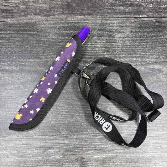 [Rickshaw x Sakuradragon] Sakura Street Pen Sleeve w/ Loop and Lanyard