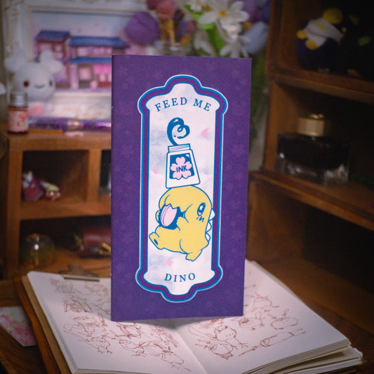 Sakura Street A5 Slim Notebook - Ink