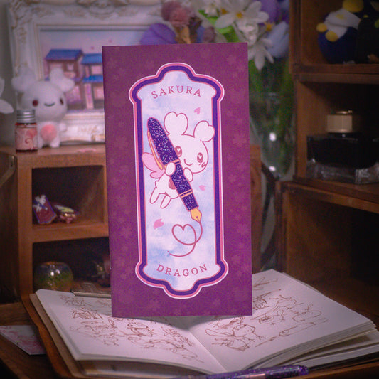 Sakura Street A5 Slim Notebook - Pen