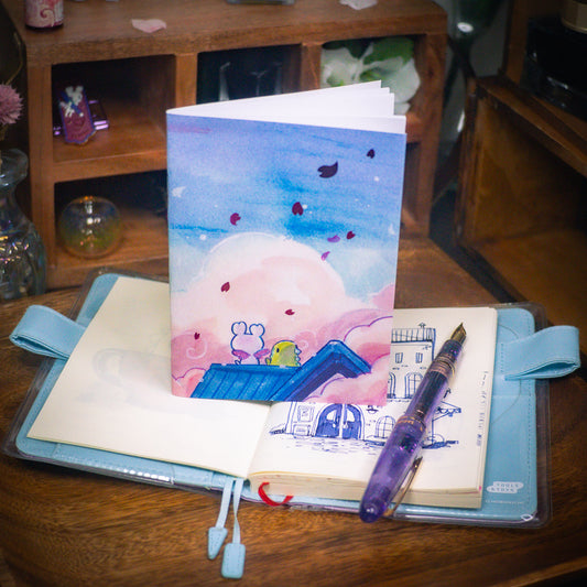 Sakura Street A6 Notebook - Morning Skies