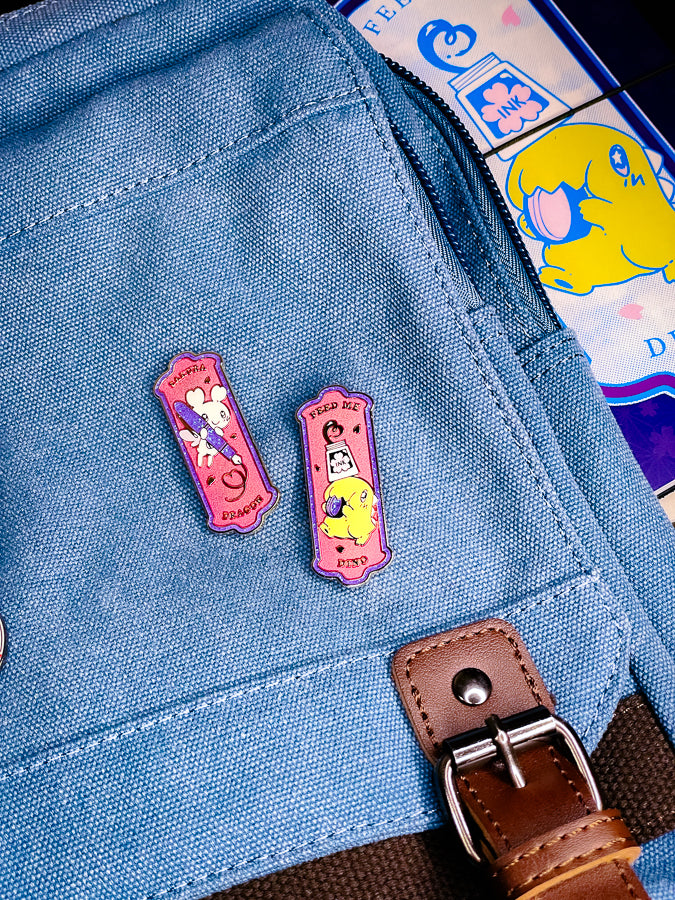 Sakura Street Enamel Pin - Pen
