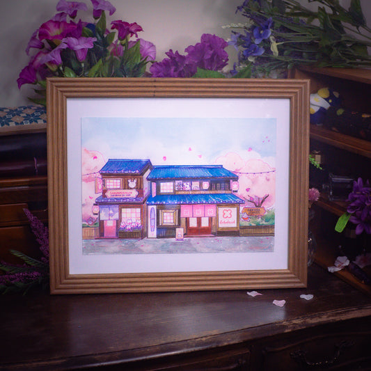 Sakura Street Shop Fronts Original