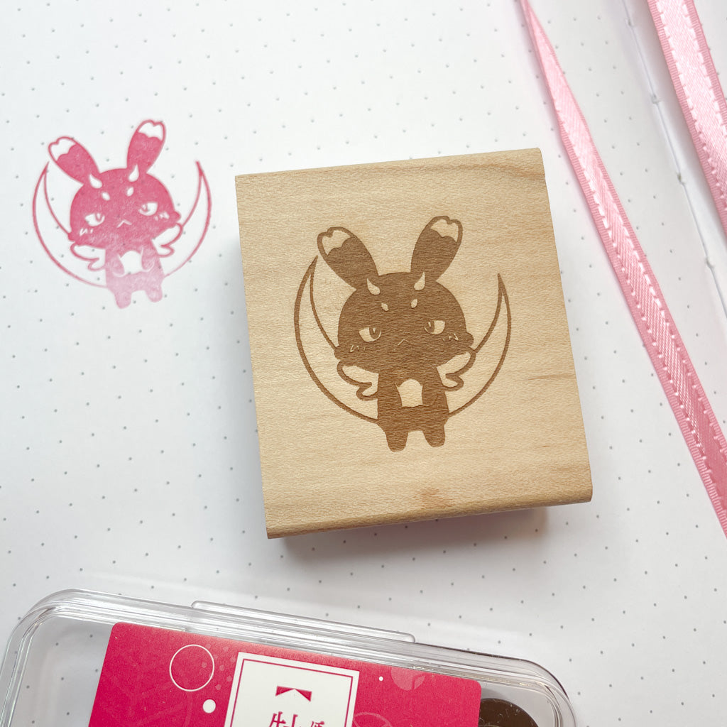 Mr. Sakuradragon Wooden Stamp