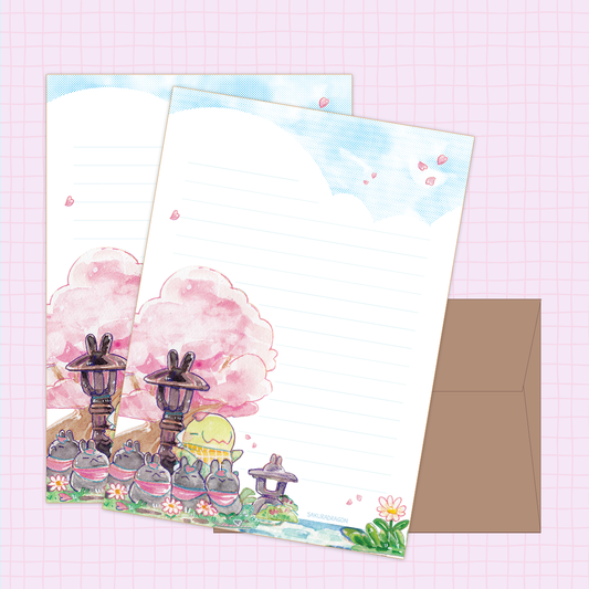 Stone Rabbits Letter Set