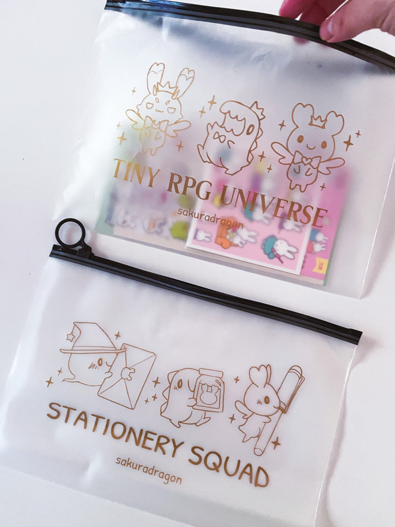 Stationery Squad Storage Bags (Set of 3)