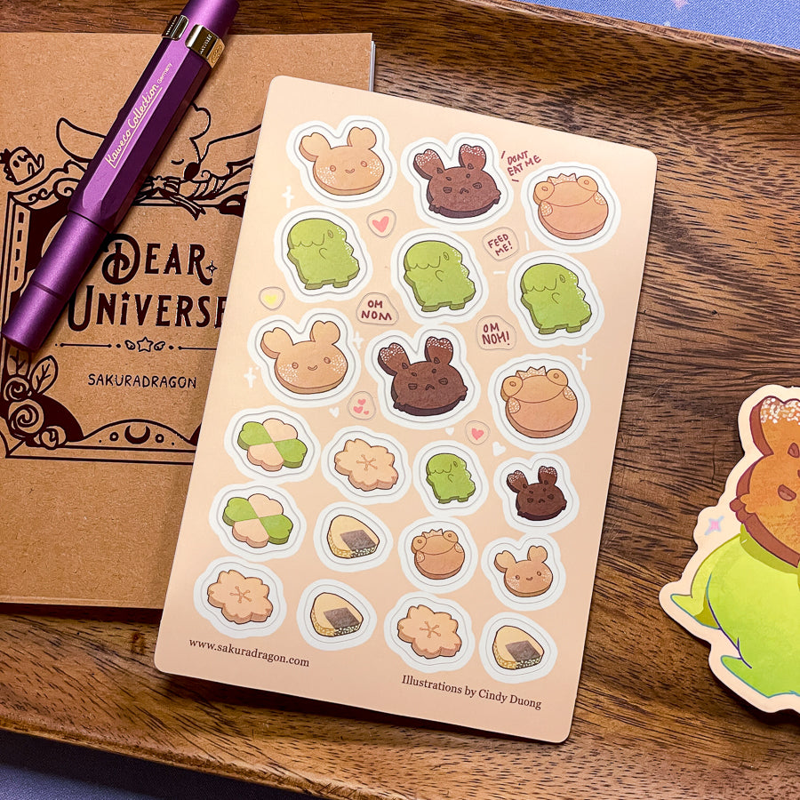 Tiny RPG Cookies Sticker Sheet