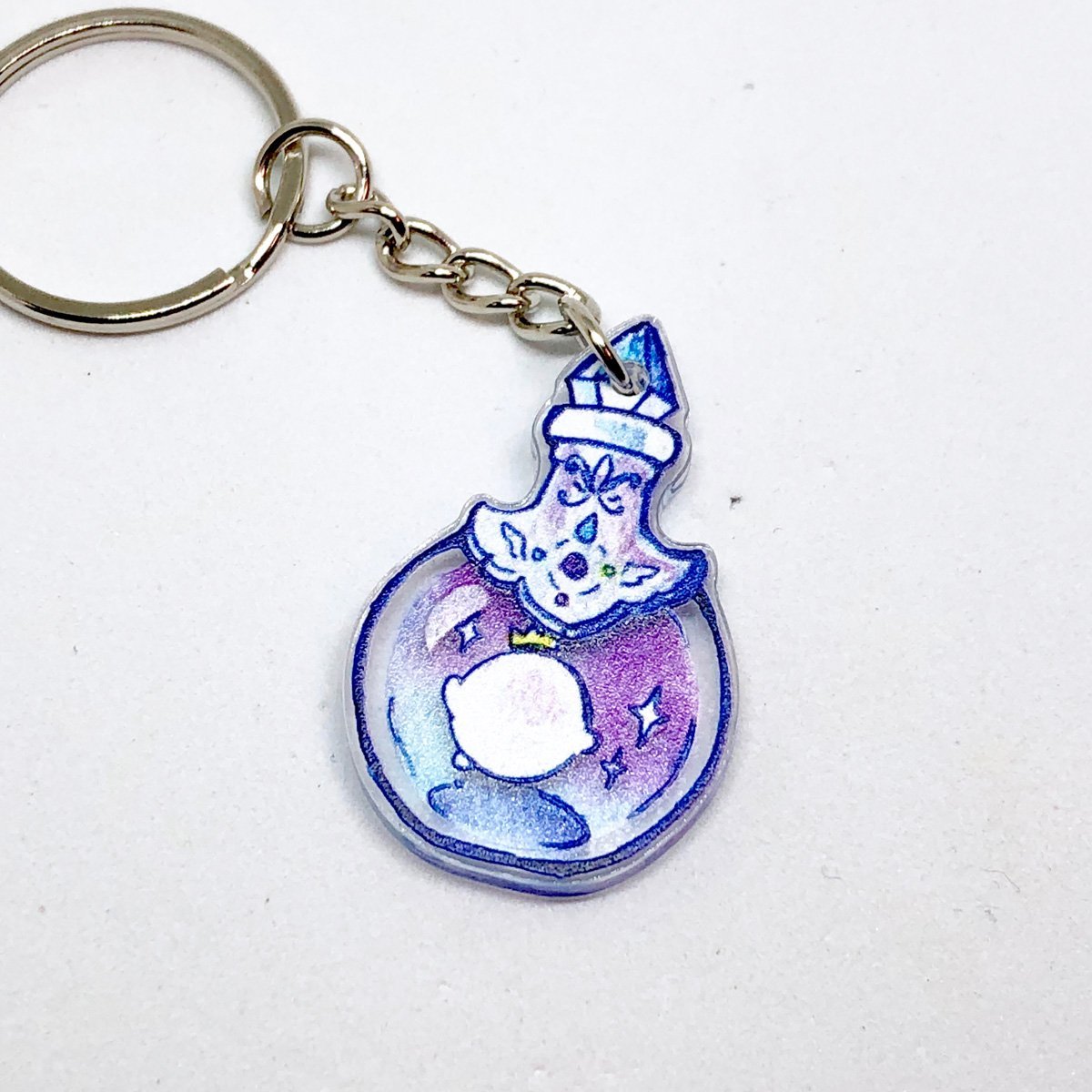 Bottled Ghostea Keychain - Sakuradragon