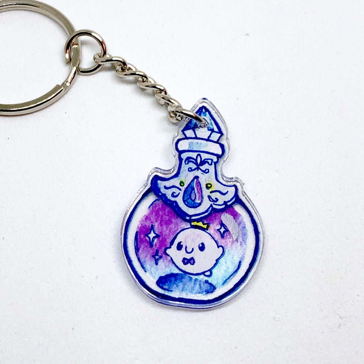 Bottled Ghostea Keychain - Sakuradragon