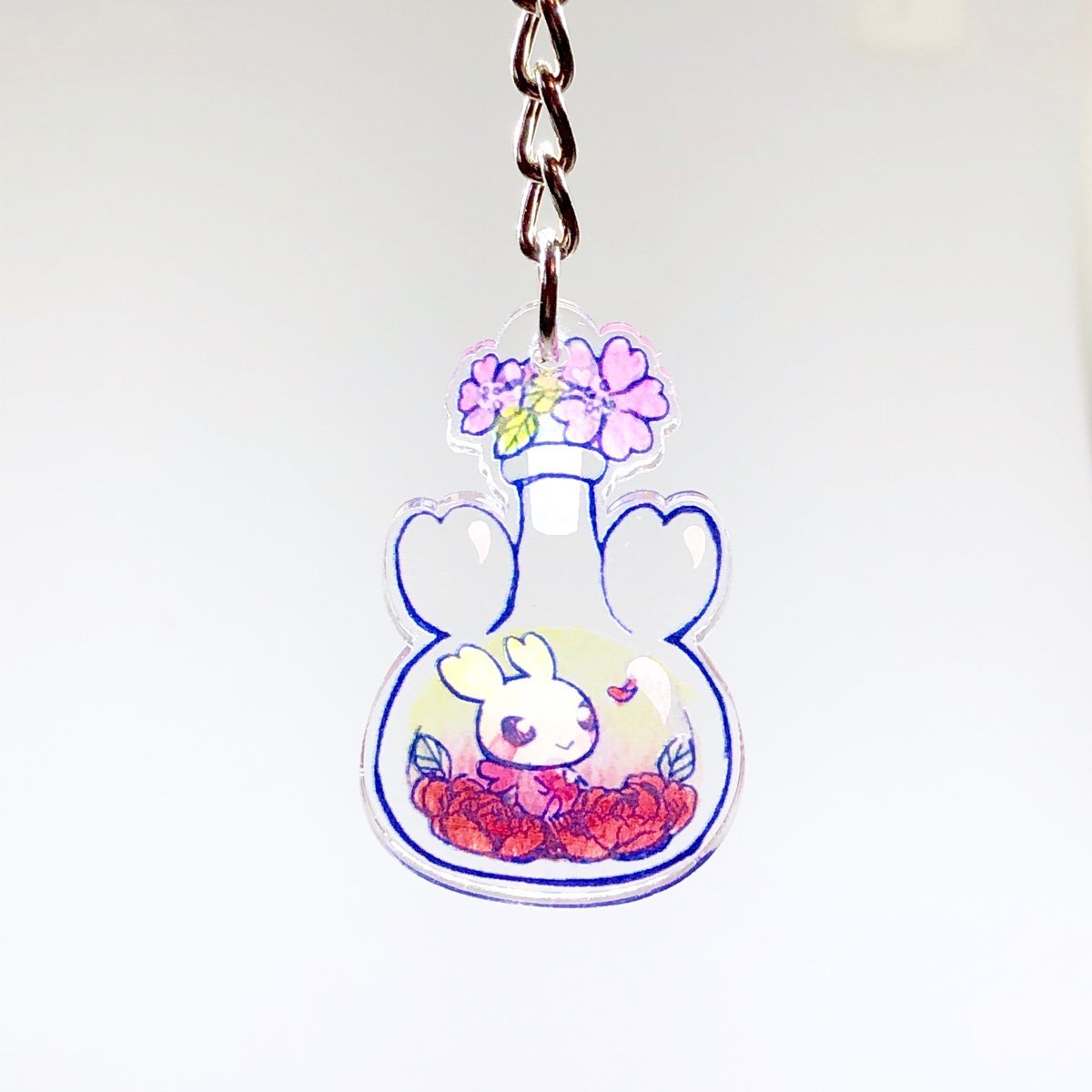 Bottled Sakuradragon Keychain - Sakuradragon