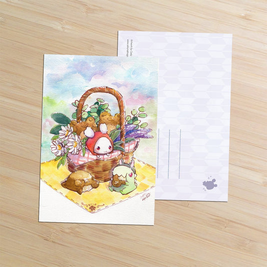 Bread Basket Postcard - Sakuradragon