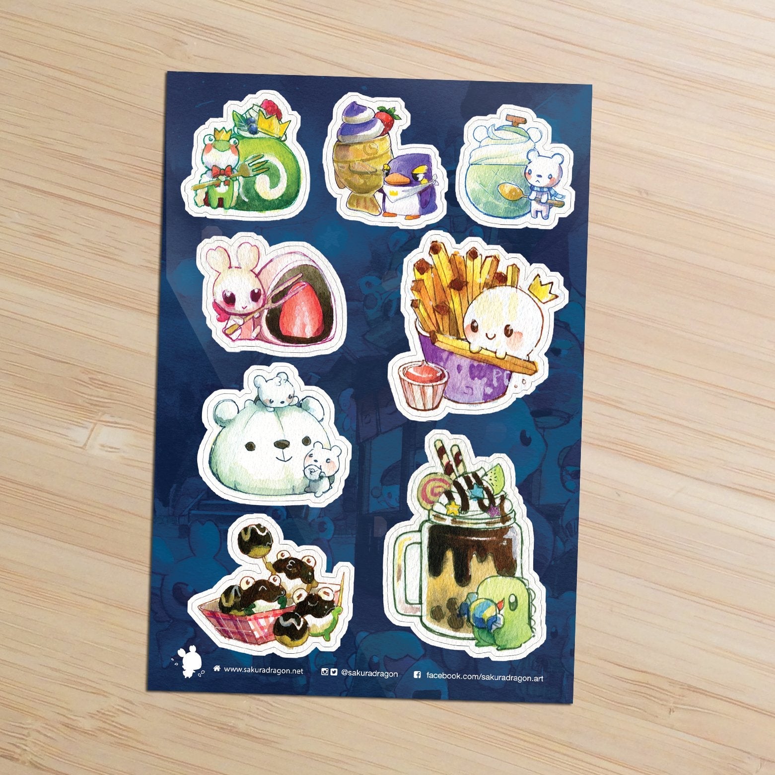 Festival Night Stickers - Sakuradragon