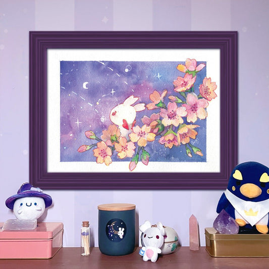 Moon Watcher Print - Sakuradragon