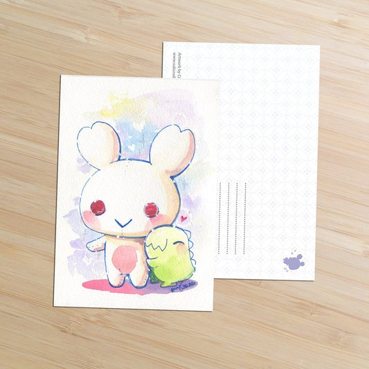 Sakuradragon Plushie Postcard - Sakuradragon