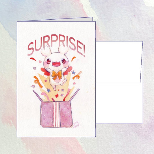 Surprise Greeting Card w/ Envelope - Sakuradragon